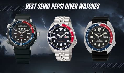 seiko divers vs rolex pepsi|best Pepsi diver bezel watch.